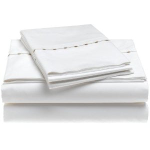 Barbara Barry Bedding, Dream Pearls White and Champagne Standard Queen Pillowcases NEW (Clearance)