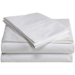 Barbara Barry Bedding, Dream 500 TC Thread Count Crisp White Solid Queen Deep Pocket Fitted Sheet NEW