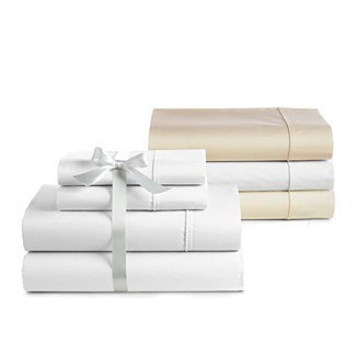 AT Home Bedding, The Basic Essentials 300 TC Thread Count Percale Polka Dot White King Sheet Set NEW Designer Outlet Sale