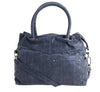 B. Mackowsky Denim Ollie Metallic Satchel Purse Handbag (Clearance)